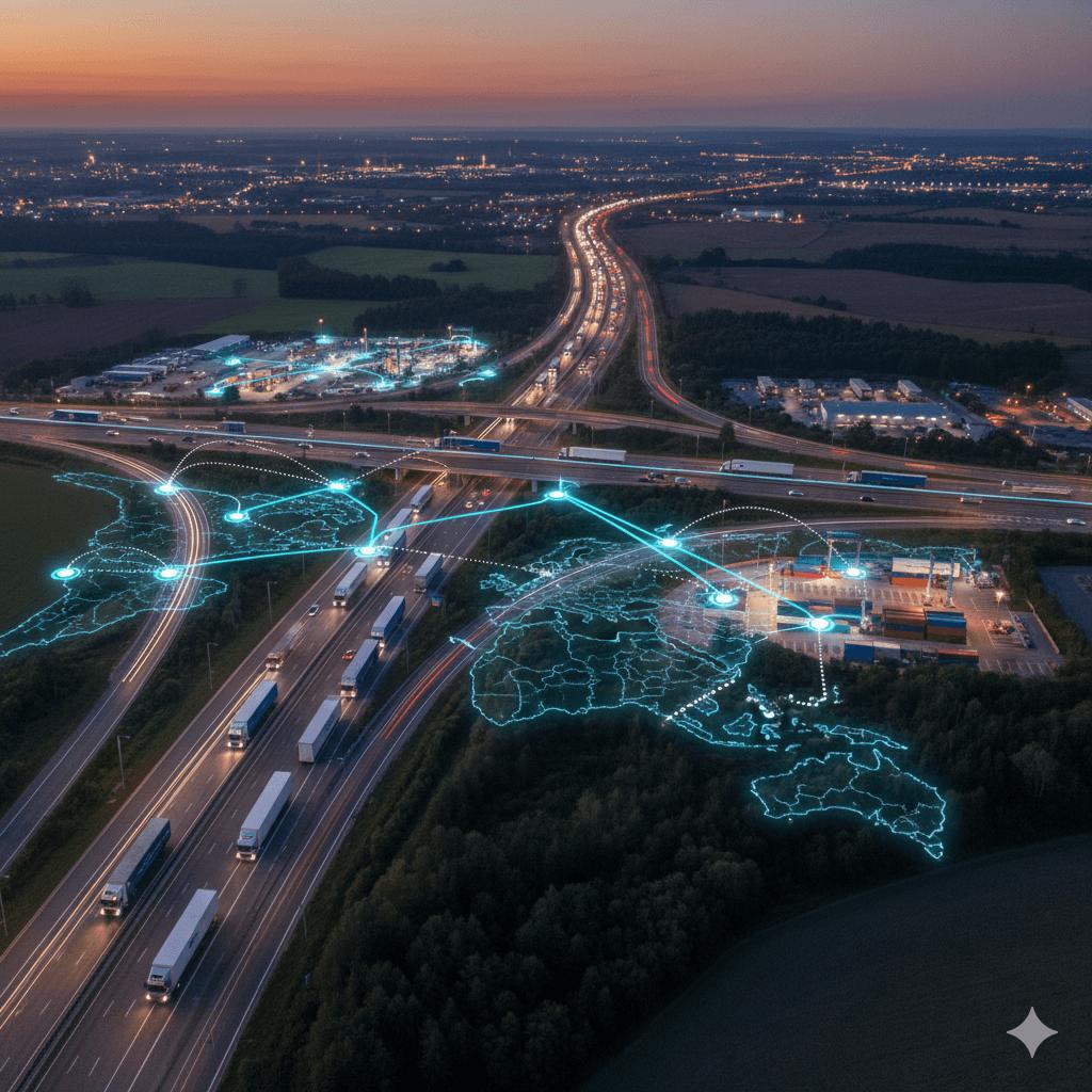 Freight coverage map