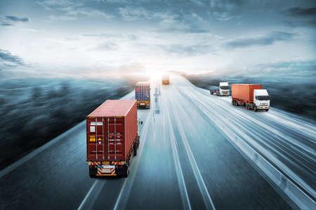 Freight transport on highway